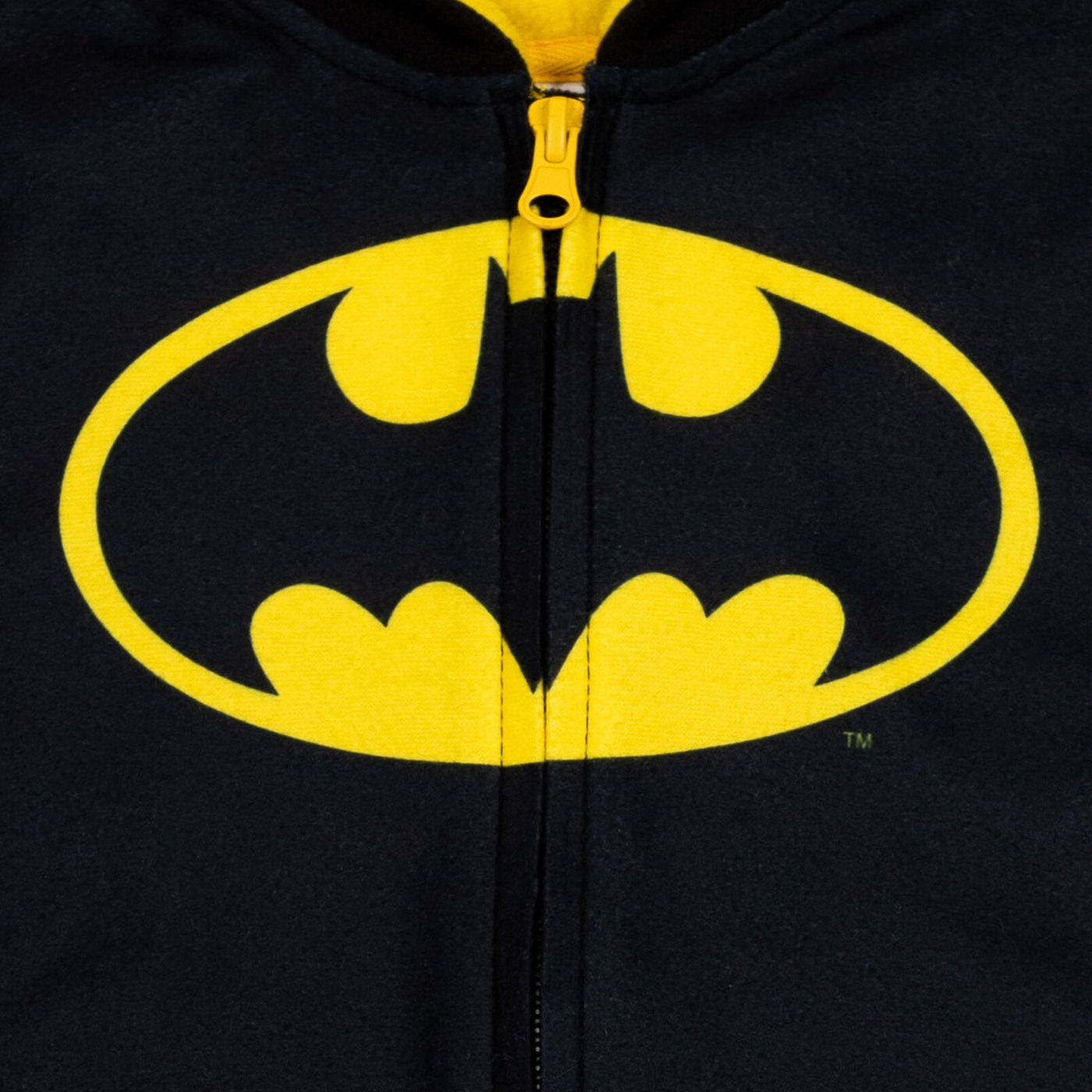 DC Comics Justice League Batman Fleece Zip Up Pajama Coverall and Cape - imagikids