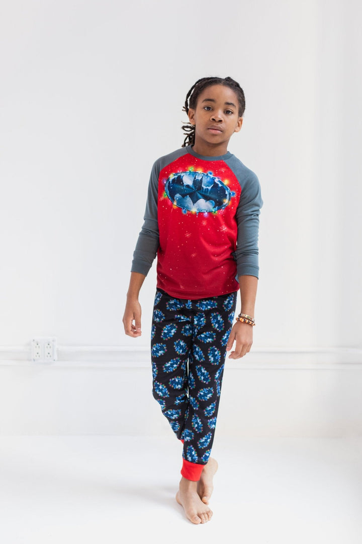 DC Comics Justice League Batman Pajama Shirt and Pants Sleep Set - imagikids