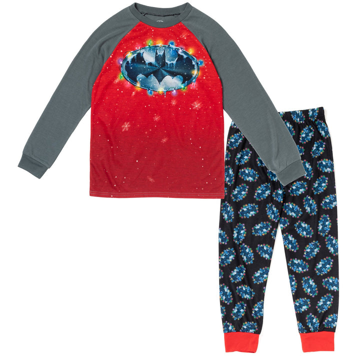 DC Comics Justice League Batman Pajama Shirt and Pants Sleep Set - imagikids