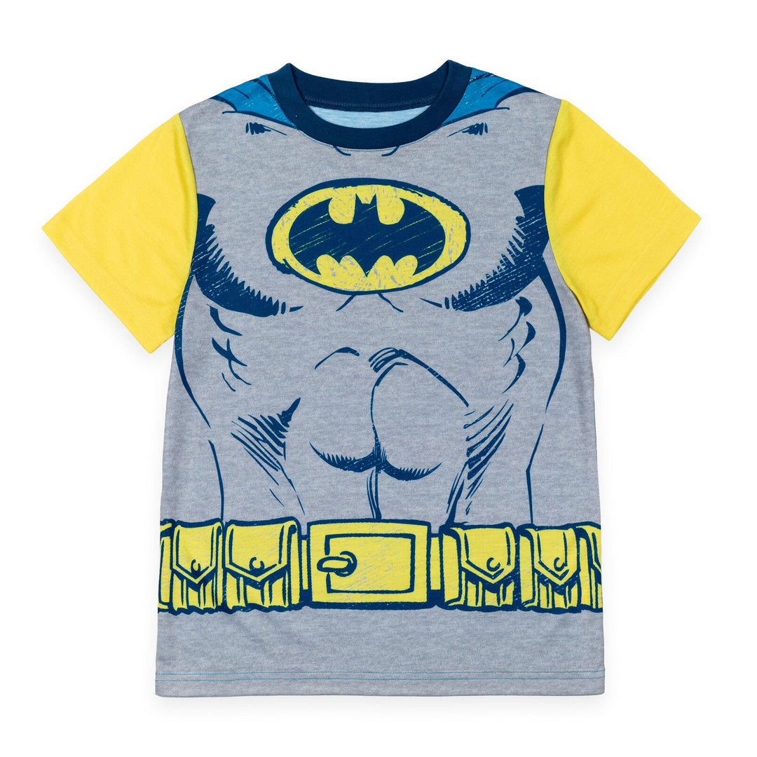 DC Comics Justice League Batman Pajama Shirts and Shorts - imagikids