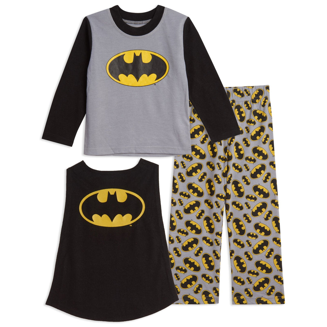 DC Comics Justice League Batman Pullover Pajama Shirt and Pants Sleep Set - imagikids