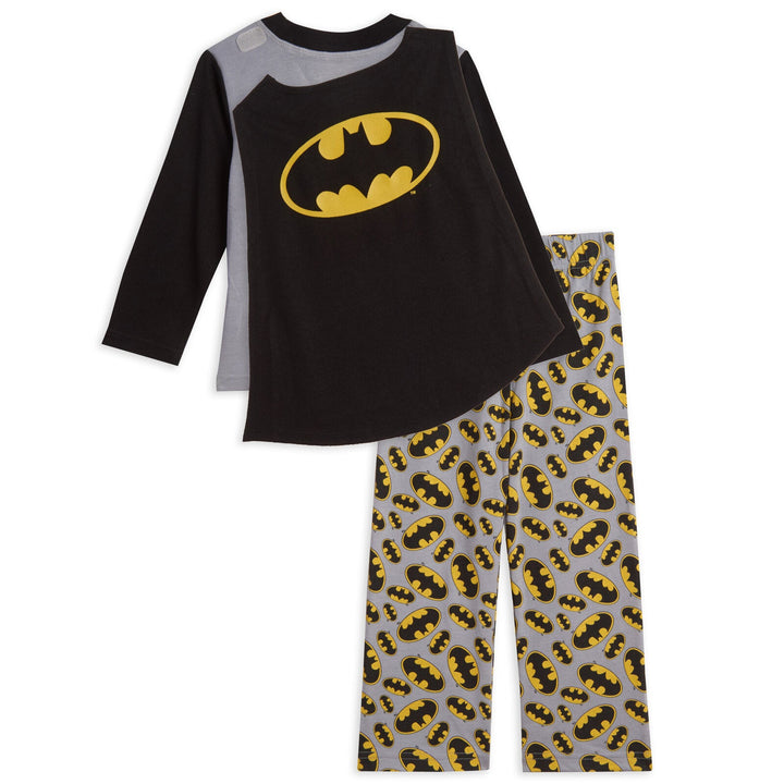 DC Comics Justice League Batman Pullover Pajama Shirt and Pants Sleep Set - imagikids