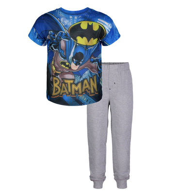DC Comics Justice League Batman T-Shirt and French Terry Pants - imagikids
