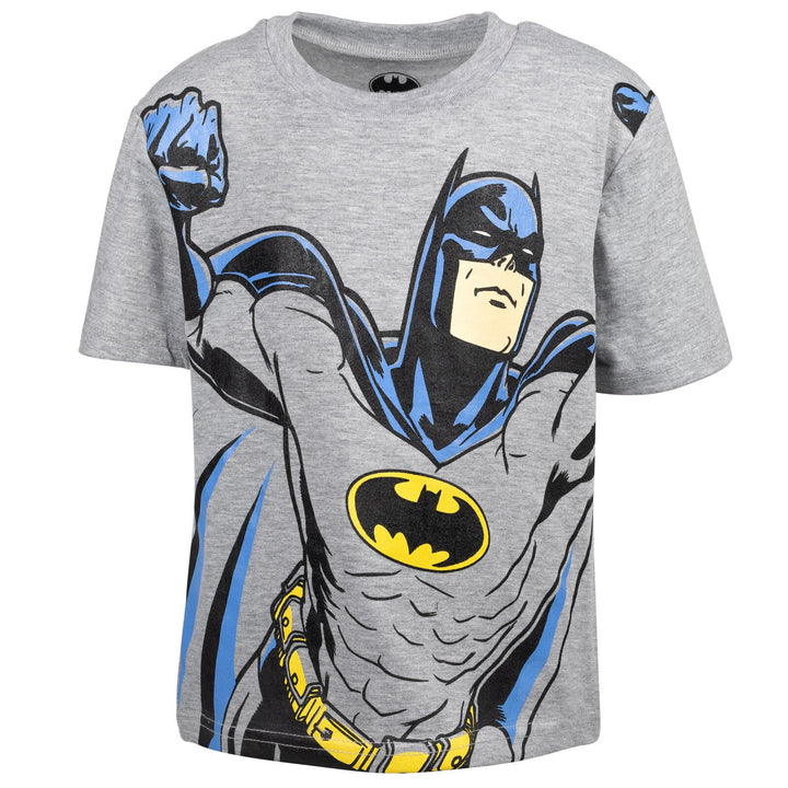 DC Comics Justice League Batman T-Shirt and French Terry Shorts Outfit Set - imagikids