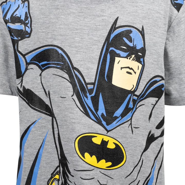 DC Comics Justice League Batman T-Shirt and French Terry Shorts Outfit Set - imagikids