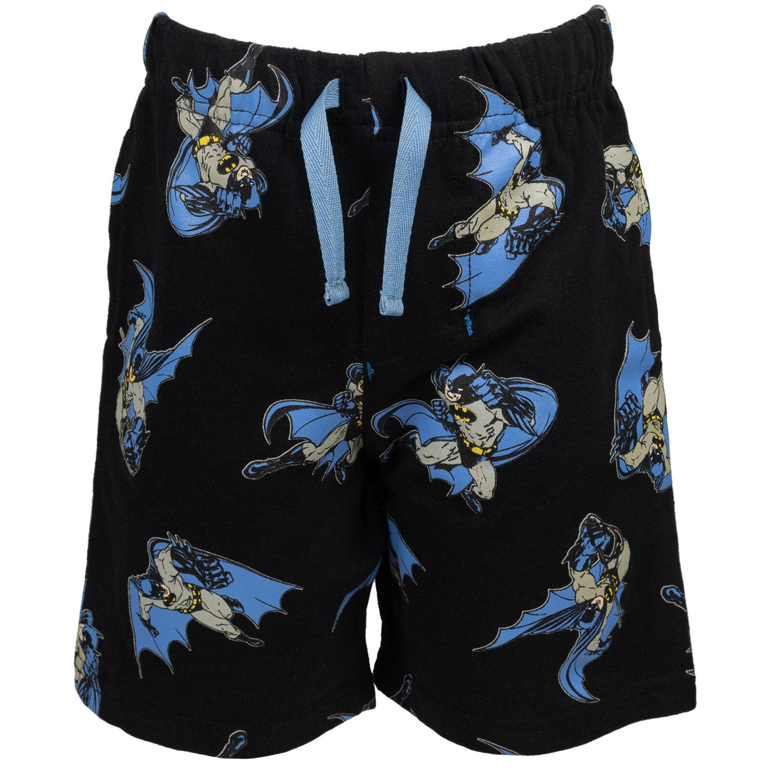 DC Comics Justice League Batman T-Shirt and French Terry Shorts Outfit Set - imagikids