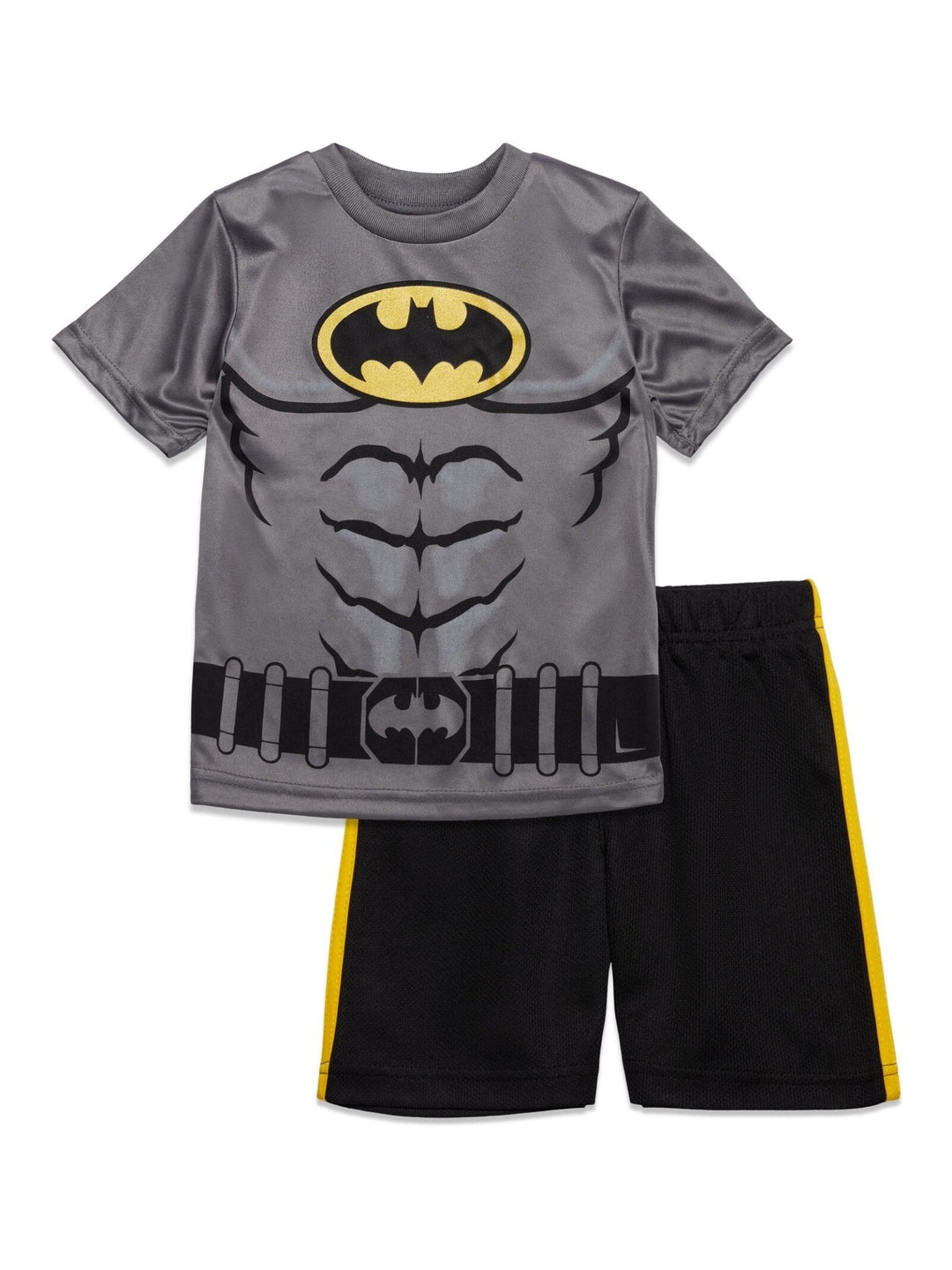 DC Comics Justice League Batman T-Shirt and Mesh Shorts Outfit Set - imagikids