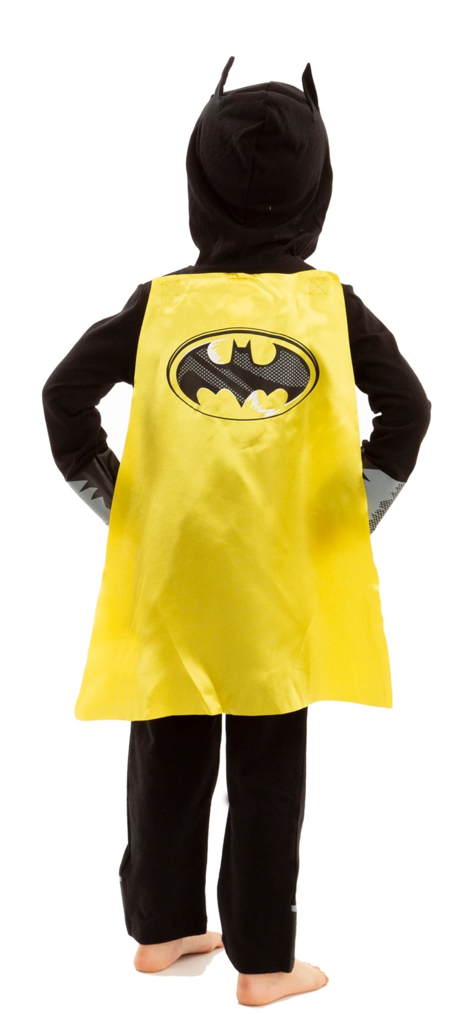 DC Comics Justice League Batman Zip Up Cosplay Costume Coverall and Cape - imagikids