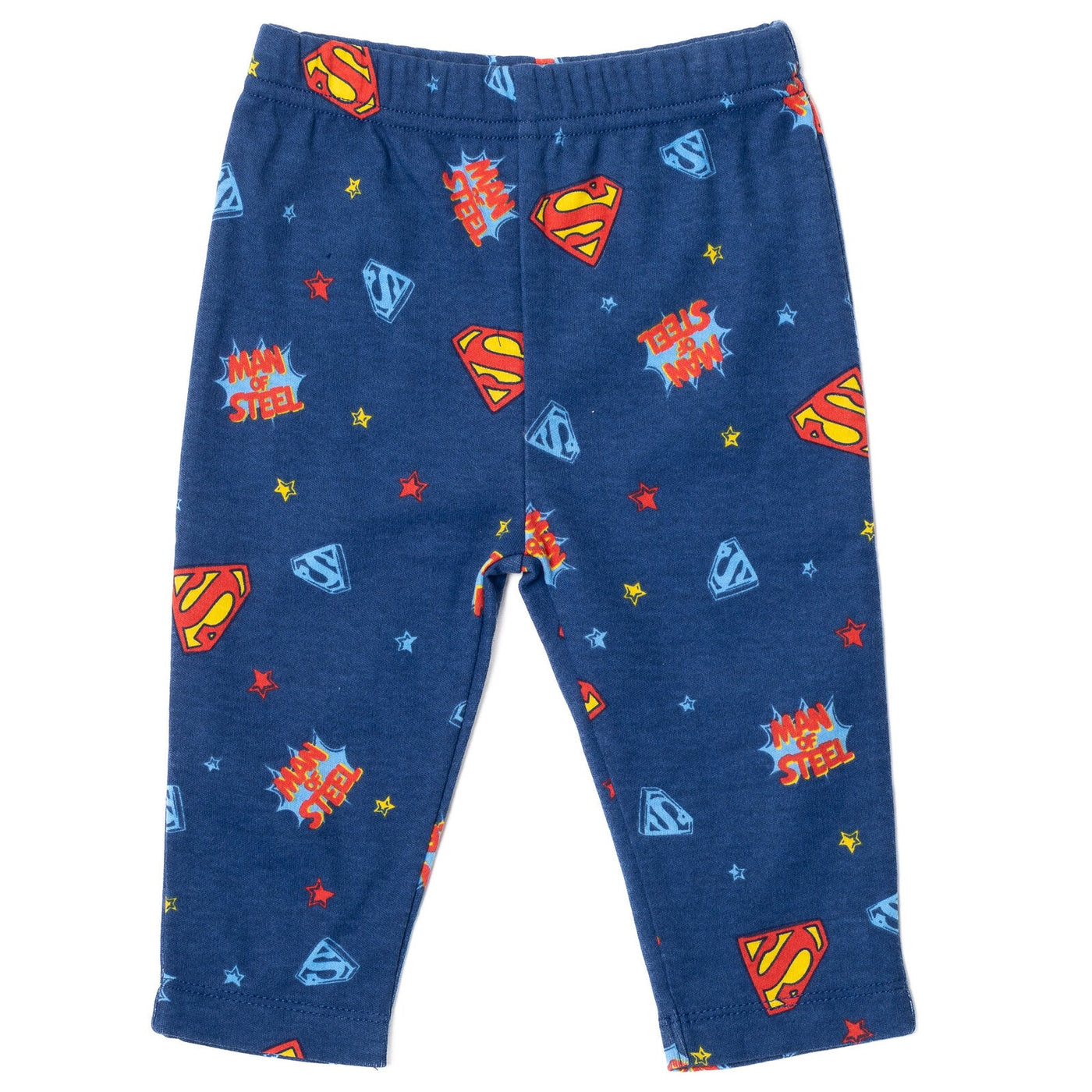 DC Comics Justice League Superman Bodysuit Pants and Hat 3 Piece Outfit Set - imagikids