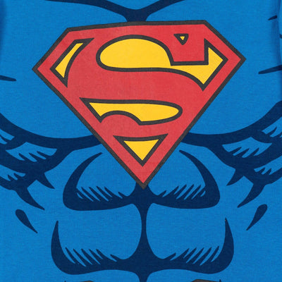 DC Comics Justice League Superman Cosplay Pajama Shirt Pants - imagikids