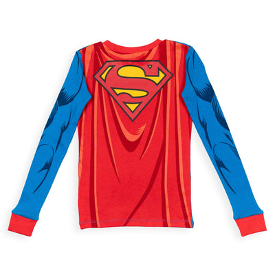 DC Comics Justice League Superman Cosplay Pajama Shirt Pants - imagikids