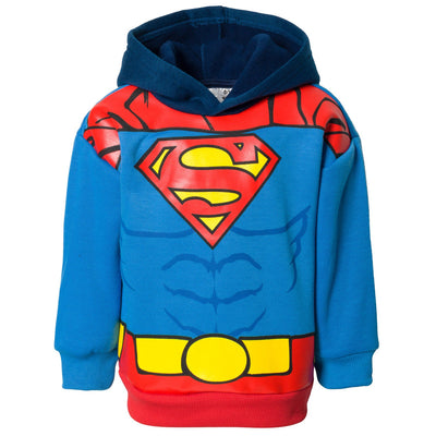 DC Comics Justice League Superman Fleece Pullover Hoodie and Pants Outfit Set - imagikids
