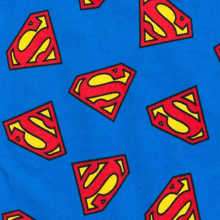 DC Comics Justice League Superman Pajama Shirt and Pants Sleep Set - imagikids