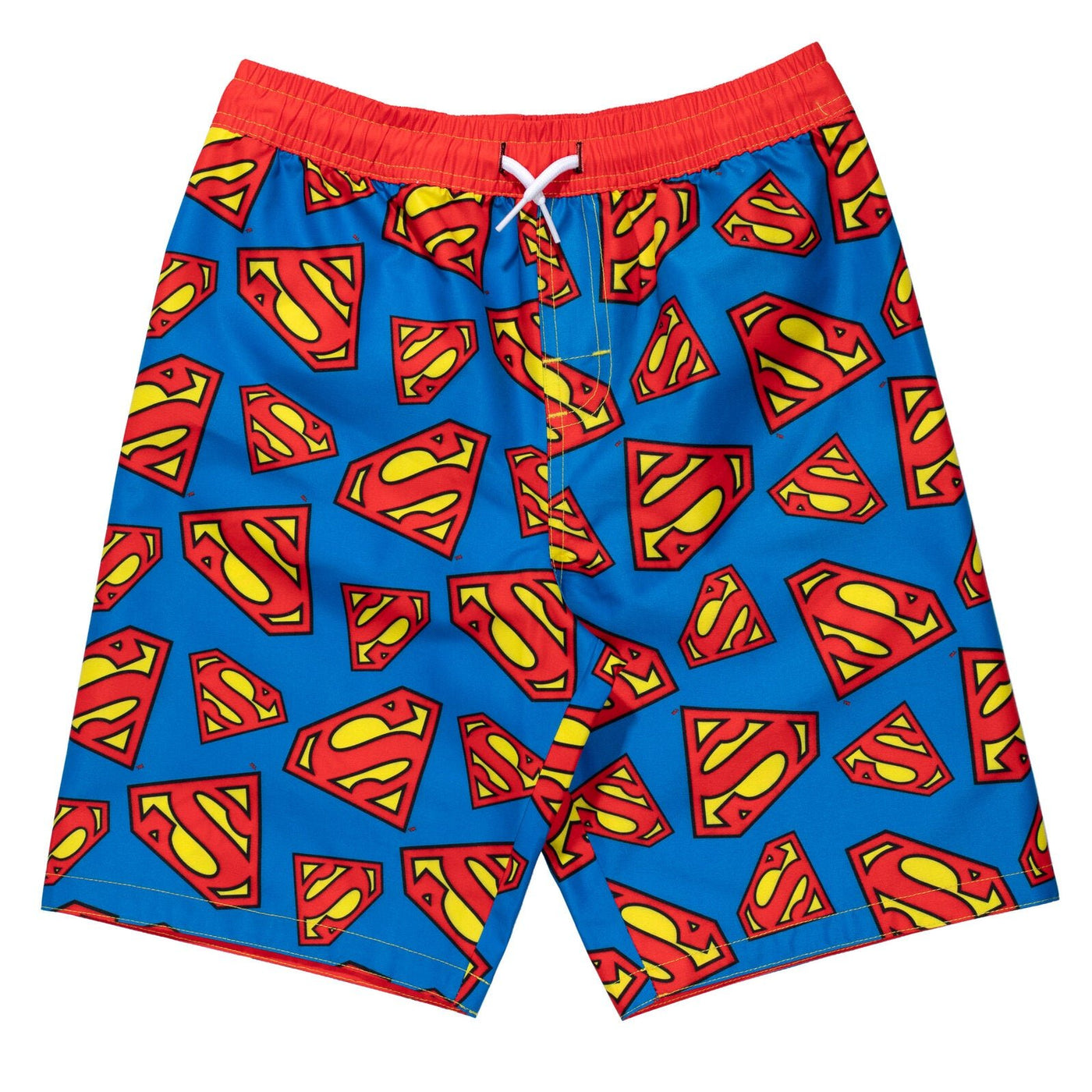 DC Comics Justice League Superman UPF 50+ Rash Guard Swim Trunks Outfit Set - imagikids