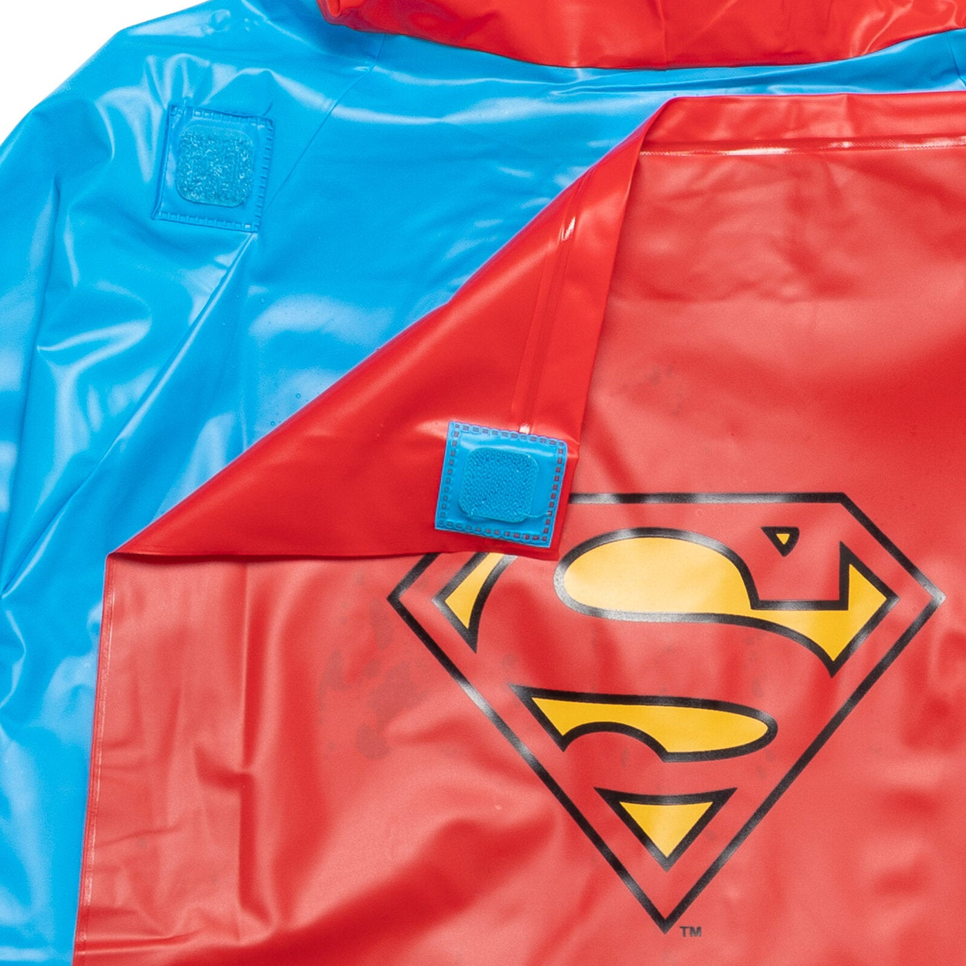 DC Comics Justice League Superman Waterproof Rain Jacket Cape and Umbrella 3 Piece Outfit Set - imagikids