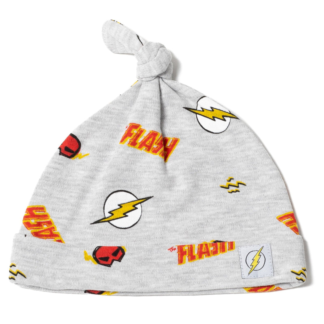 DC Comics Justice League The Flash Bodysuit Pants and Hat 3 Piece Outfit Set - imagikids