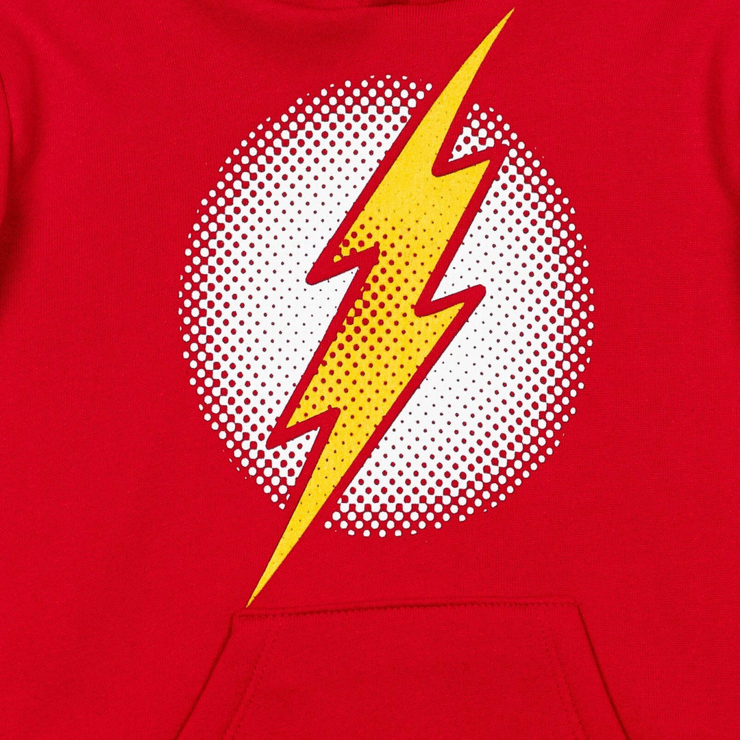 DC Comics Justice League The Flash Fleece Pullover Hoodie - imagikids