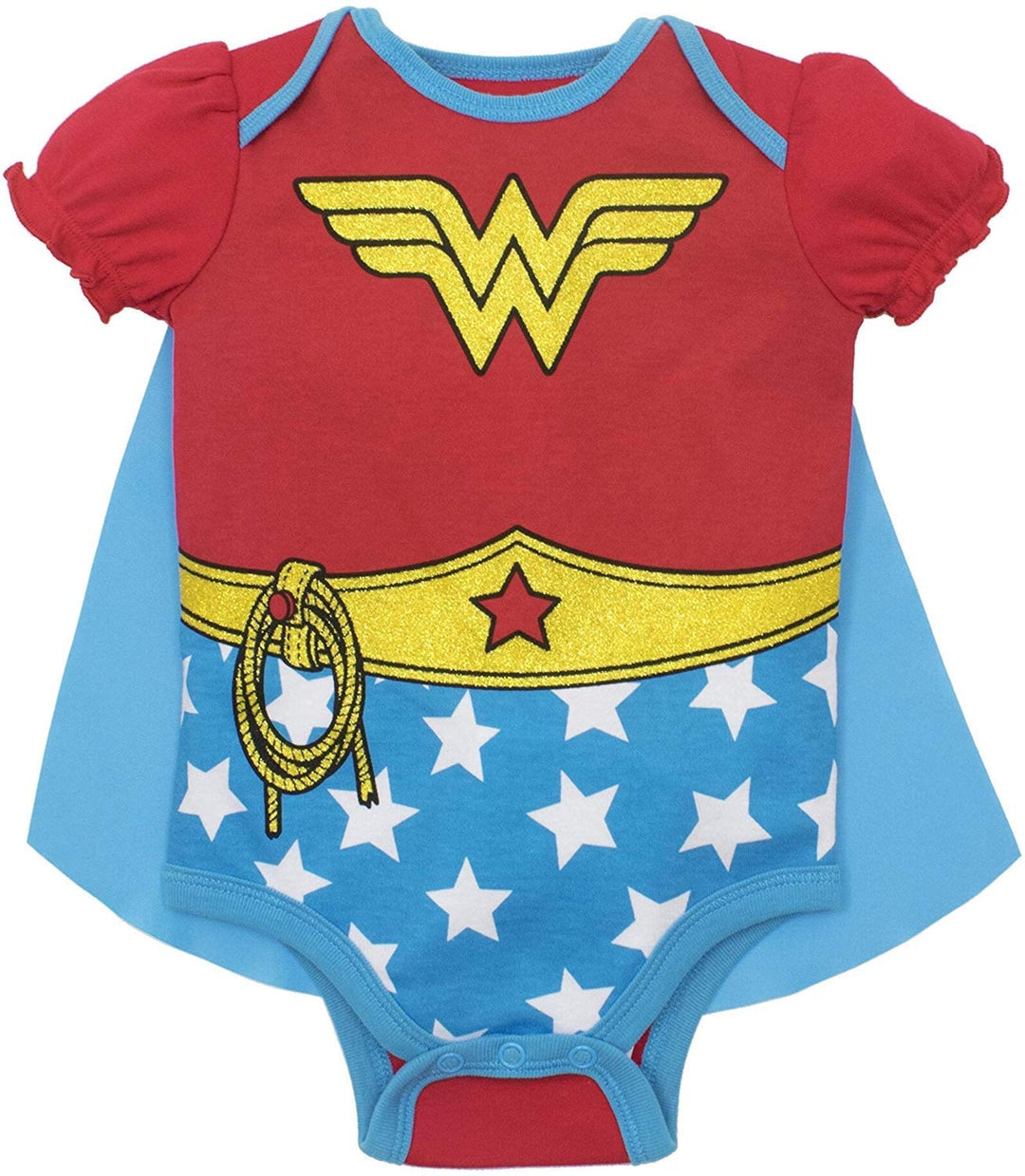 DC Comics Justice League Wonder Woman Bodysuit and Cape - imagikids