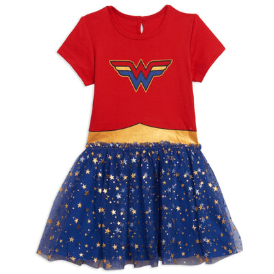 DC Comics Justice League Wonder Woman Costume Dress and Headband - imagikids