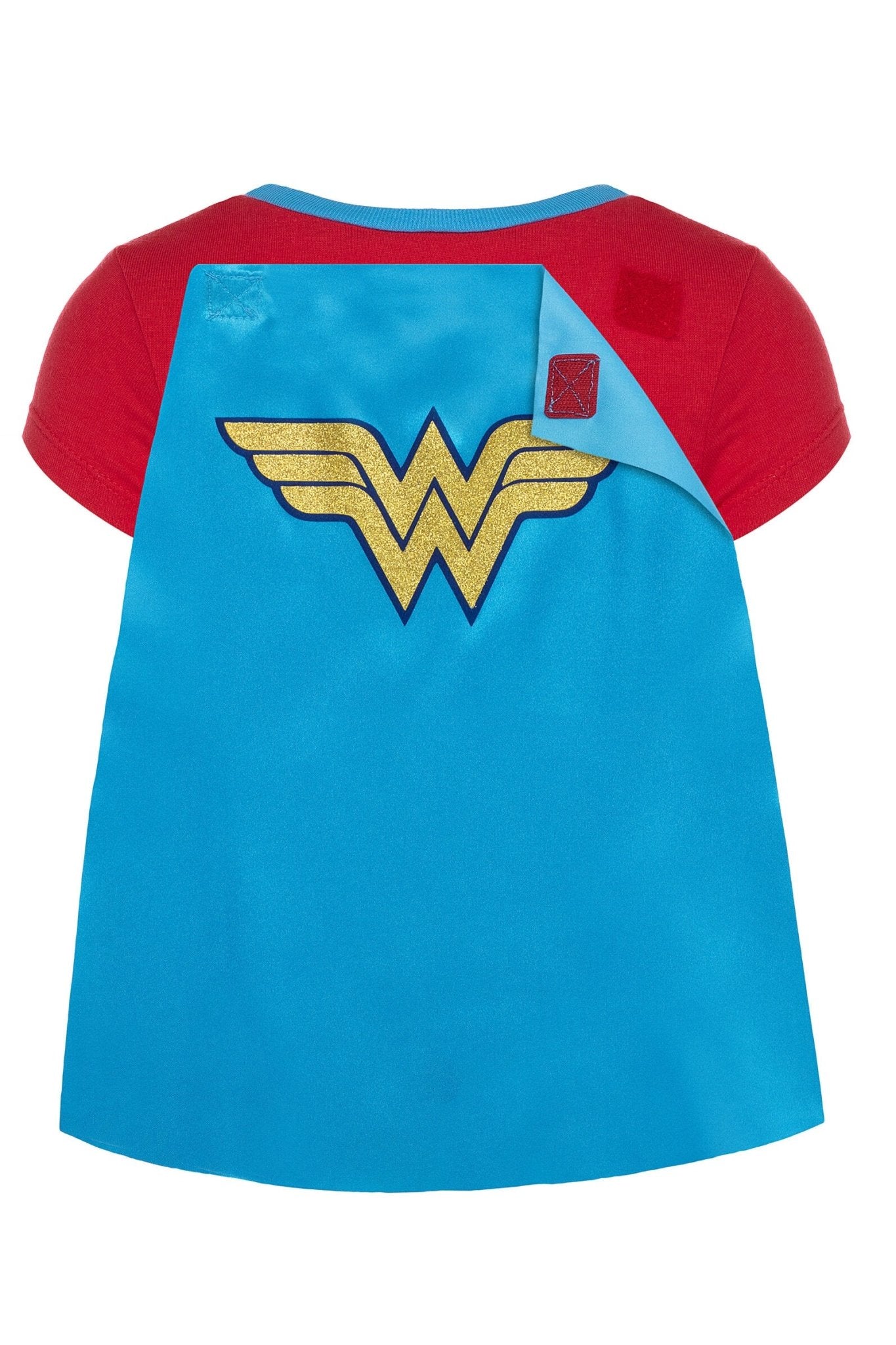 DC Comics Justice League Wonder Woman Costume T-Shirt and Cape - imagikids