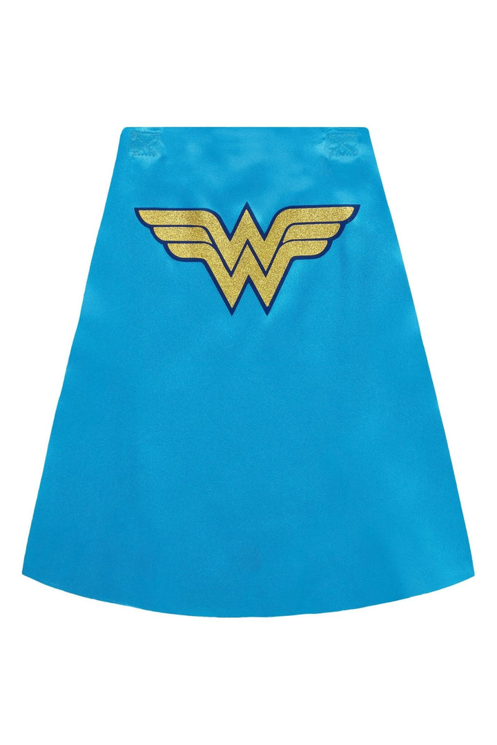 DC Comics Justice League Wonder Woman Costume T-Shirt and Cape - imagikids