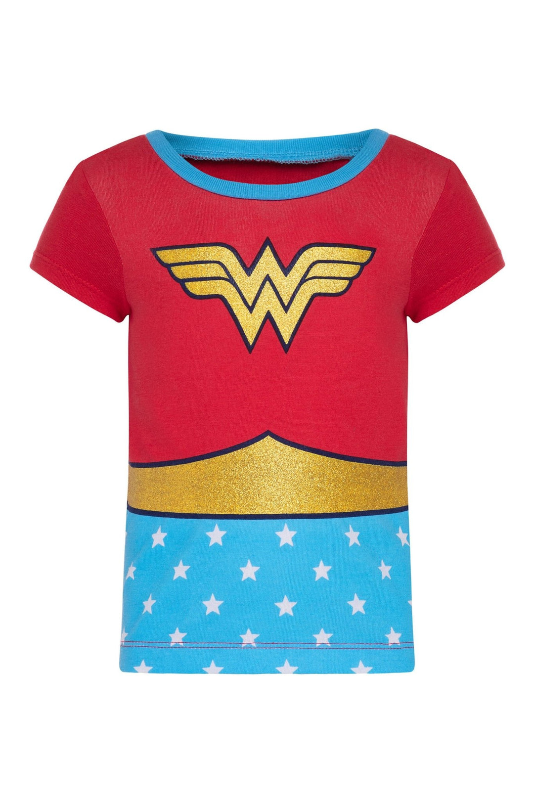 DC Comics Justice League Wonder Woman Costume T-Shirt and Cape - imagikids