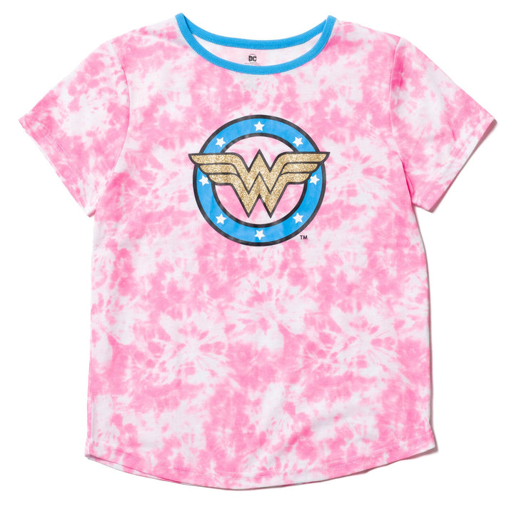 DC Comics Justice League Wonder Woman Pajama Shirt and Pants Sleep Set - imagikids