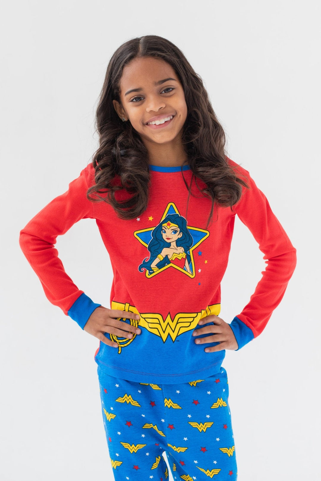 DC Comics Justice League Wonder Woman Pajama Shirt and Pants Sleep Set - imagikids