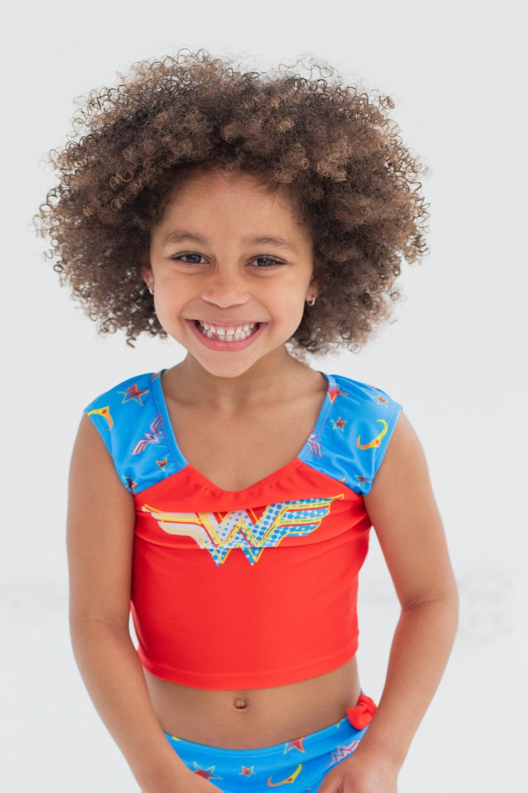 DC Comics Justice League Wonder Woman Rash Guard and Bikini Bottom - imagikids