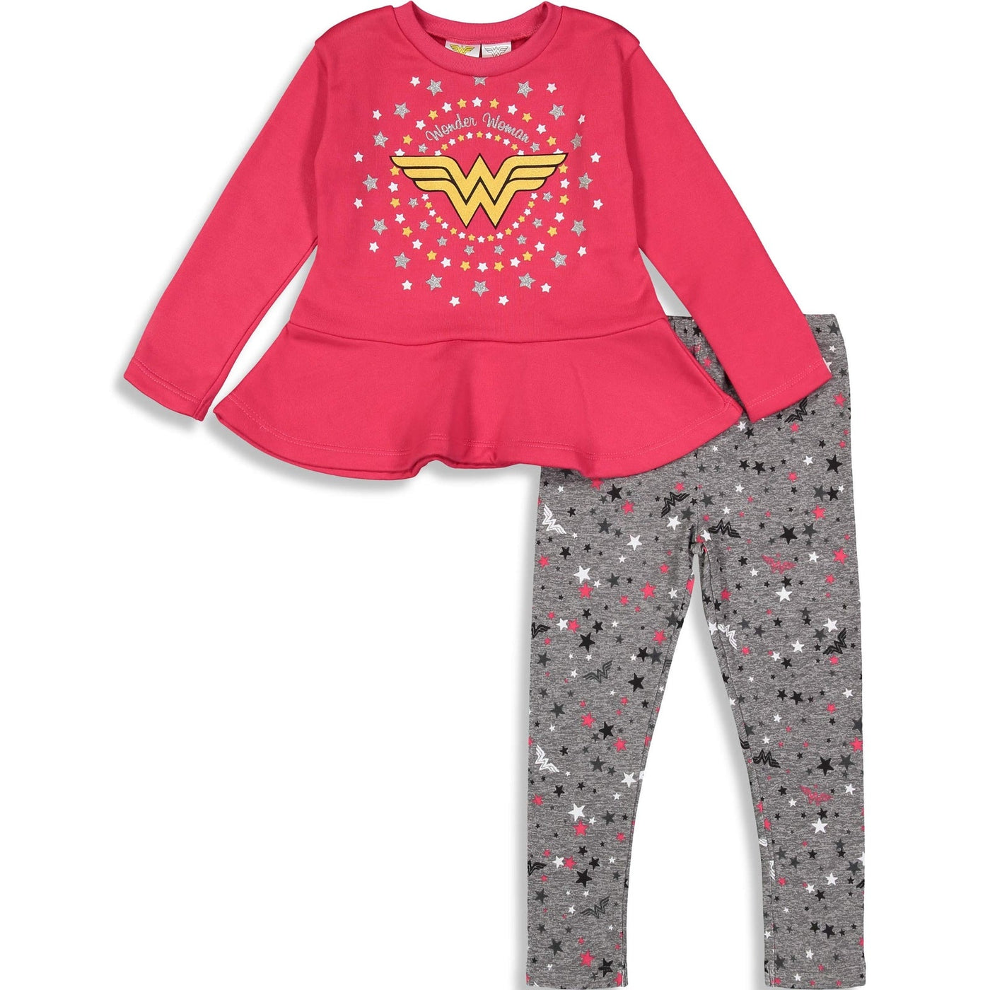 DC Comics Justice League Wonder Woman T-Shirt and Leggings Outfit Set - imagikids