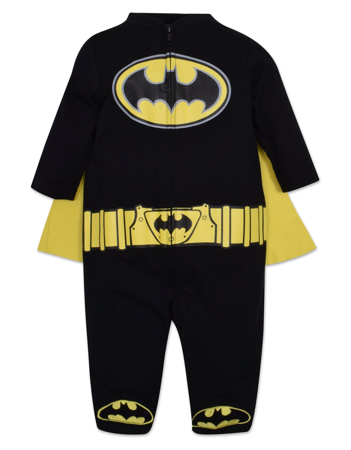 DC Comics Justice League Zip Up Costume Coverall and Cape - imagikids