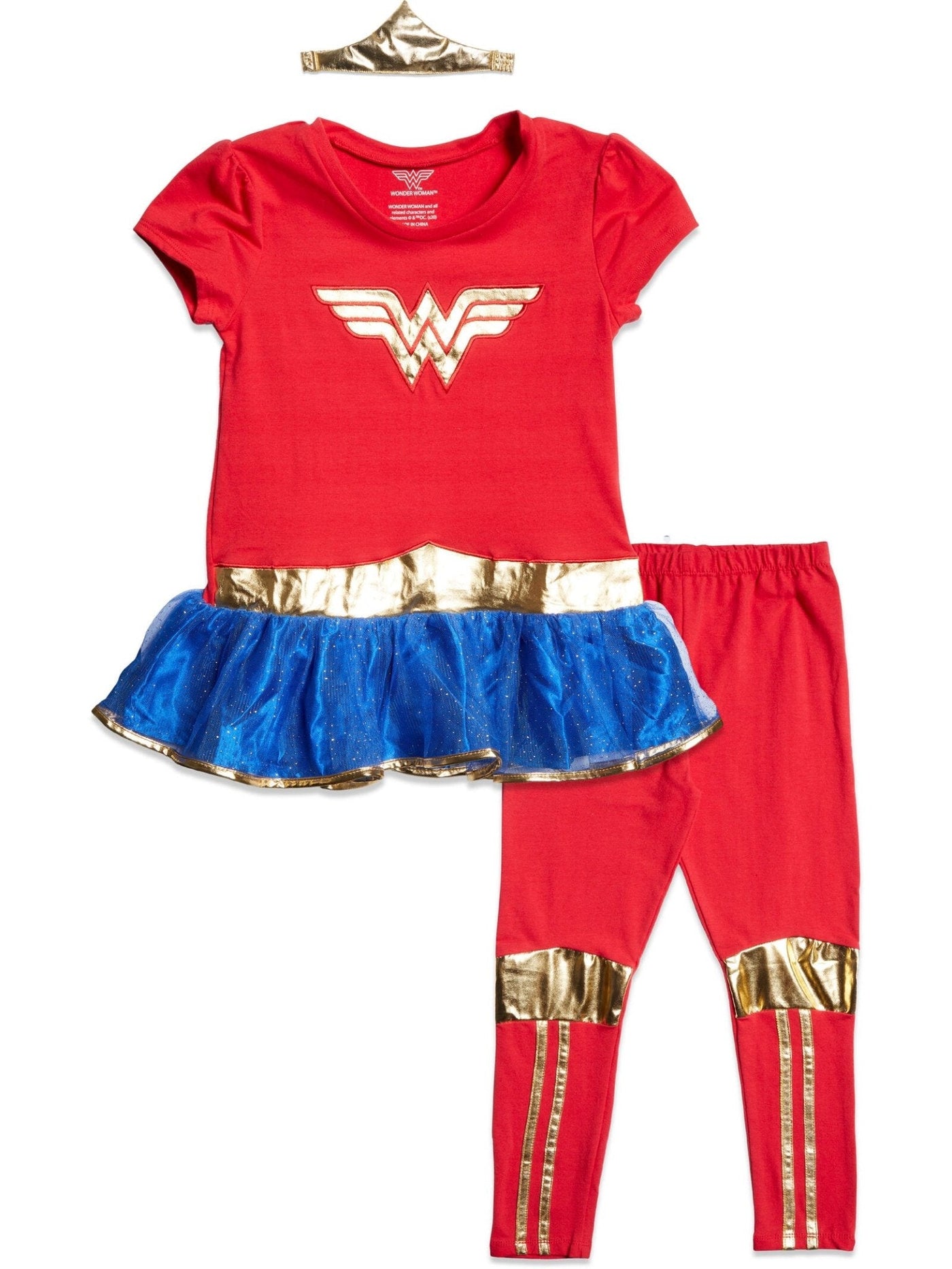 DC Comics Wonder Woman 3 Piece Costume Set - imagikids