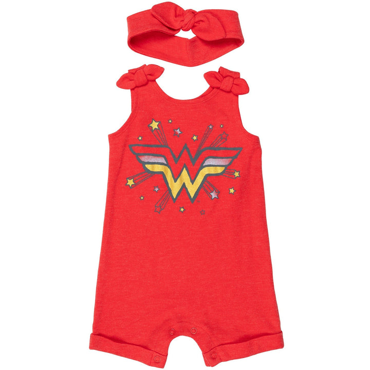 DC Comics Wonder Woman Sleeveless Romper & Headband - imagikids