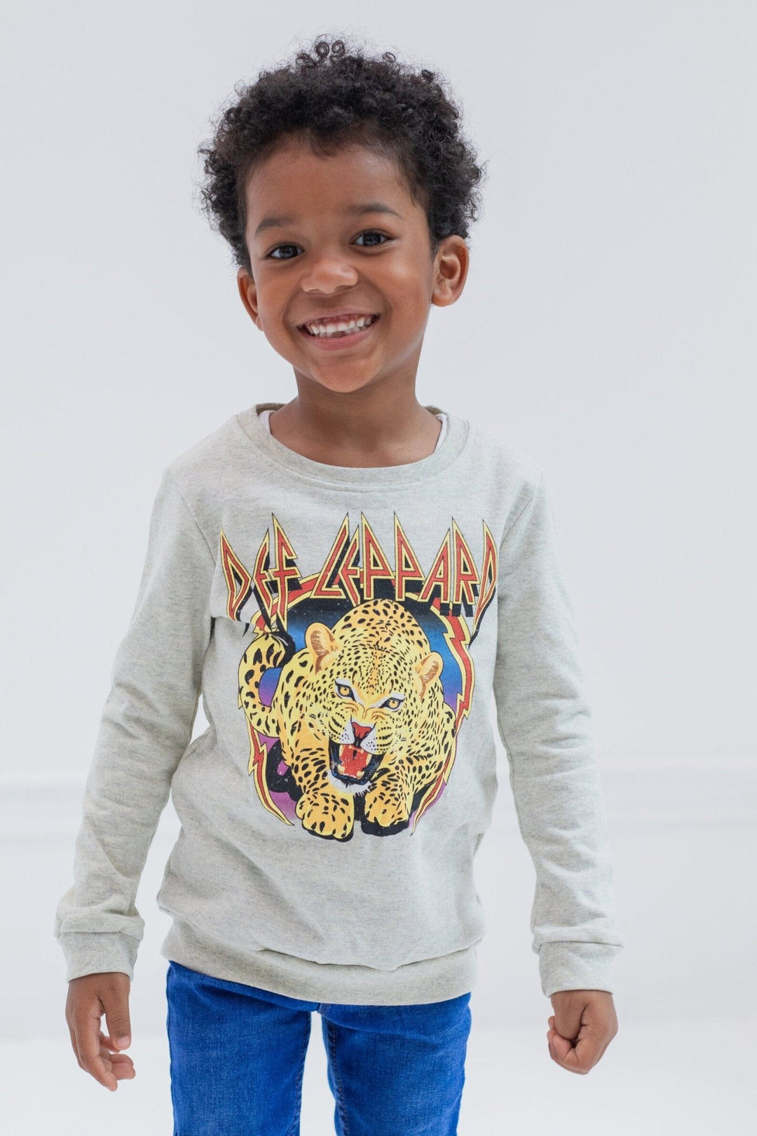 Def Leppard Fleece Pullover Sweatshirt Little Kid to Big Kid - imagikids