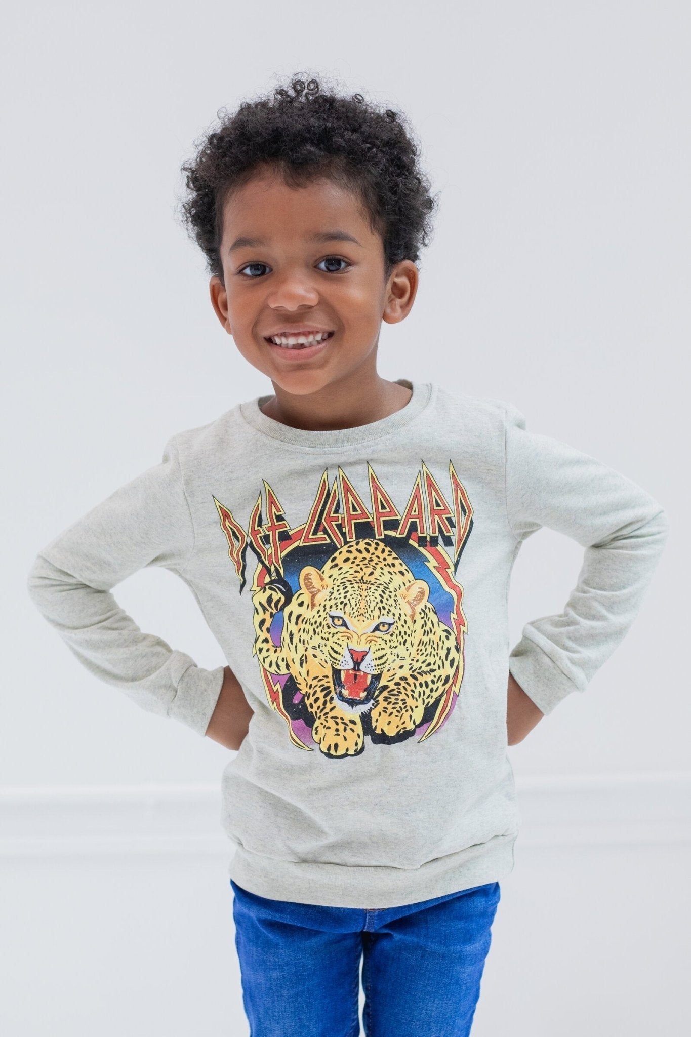 Def Leppard Fleece Pullover Sweatshirt Little Kid to Big Kid - imagikids