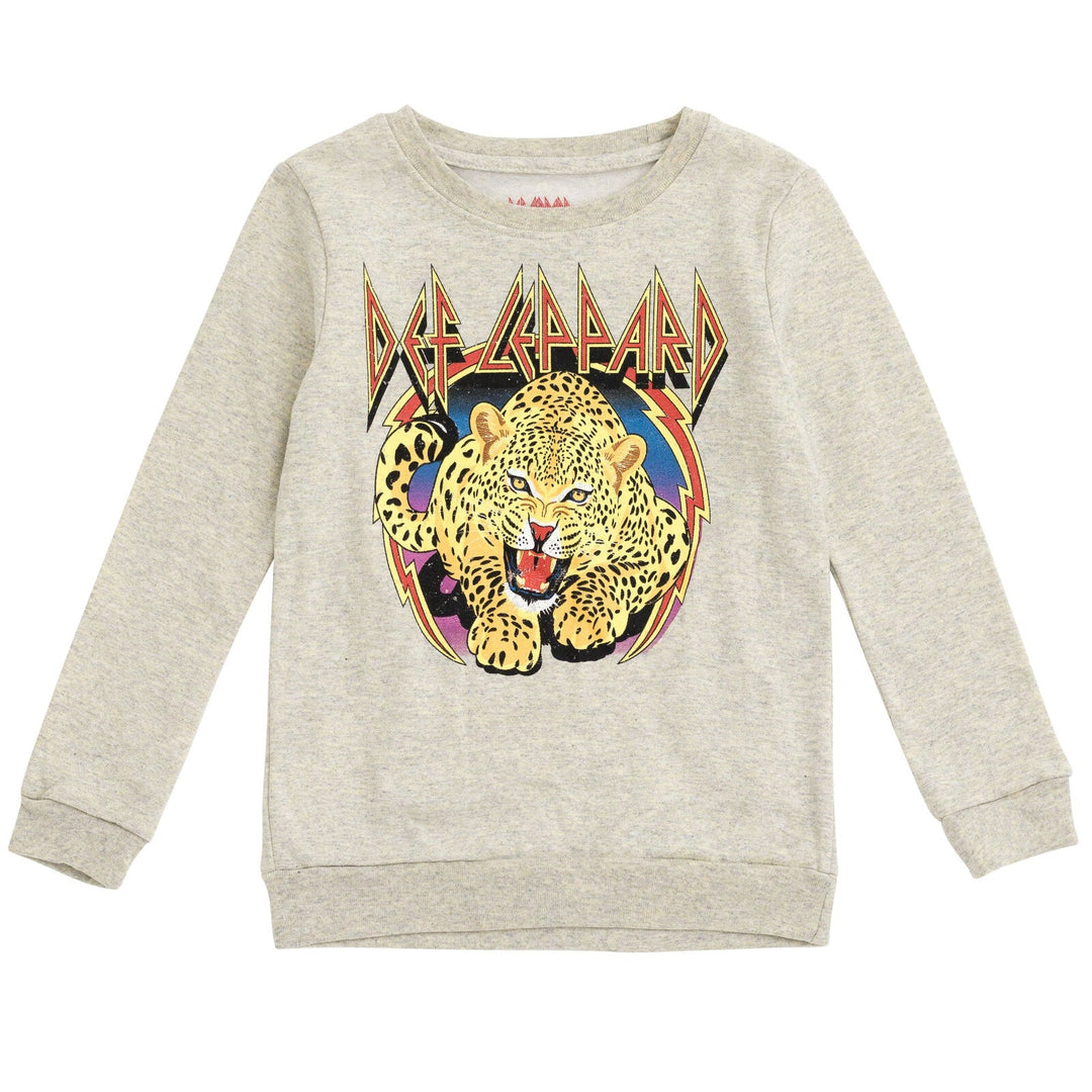 Def Leppard Fleece Pullover Sweatshirt Little Kid to Big Kid - imagikids