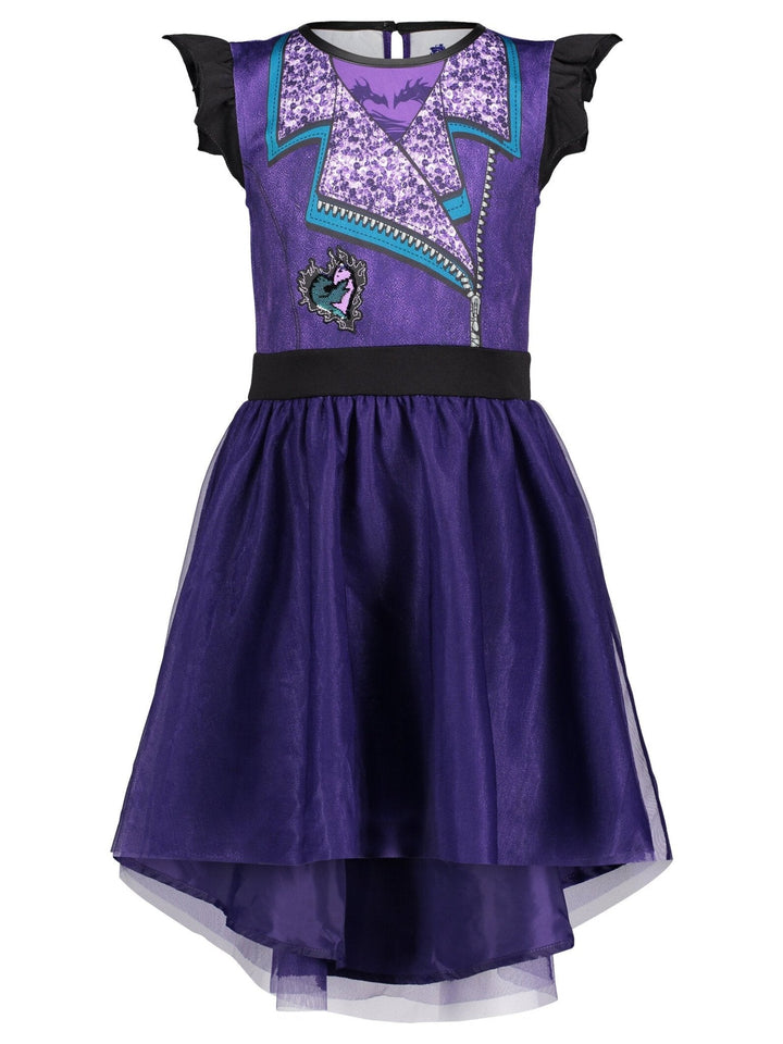 Descendants Mal Tulle Sequin Cosplay Dress - imagikids