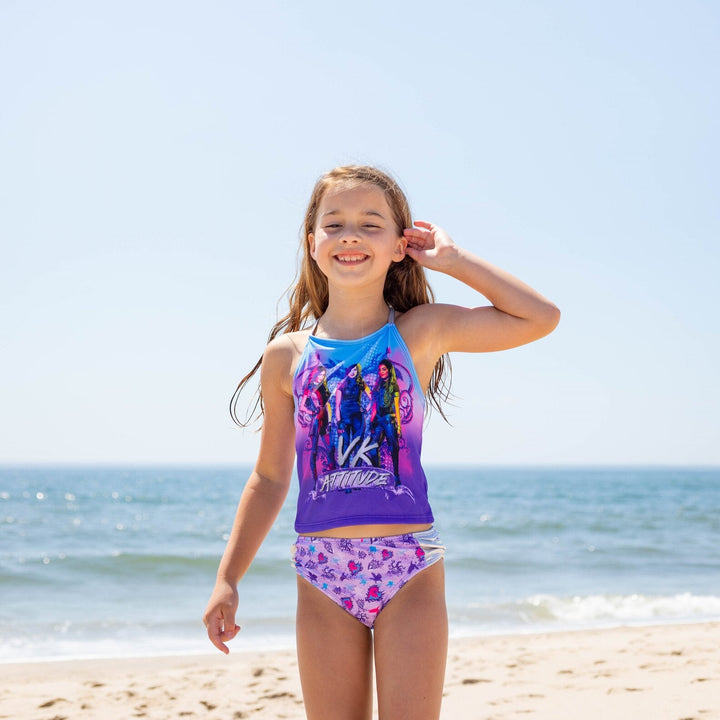 Descendants Tankini Top and Bikini Bottom Swim Set - imagikids