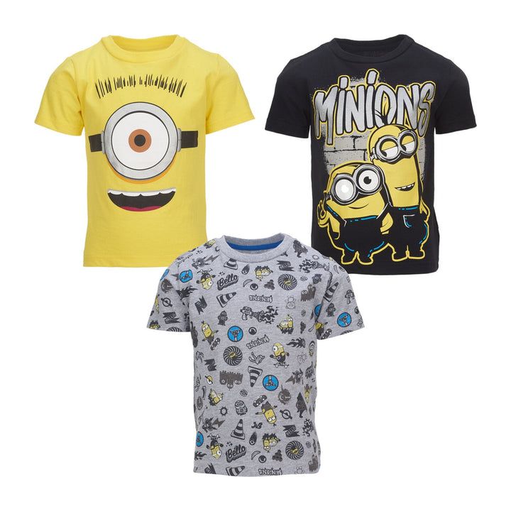 Despicable Me Minions 3 Pack T-Shirts - imagikids