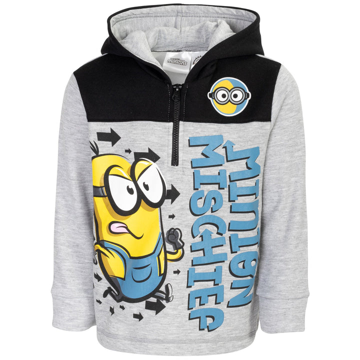 Despicable Me Minions Fleece Half Zip Hoodie - imagikids