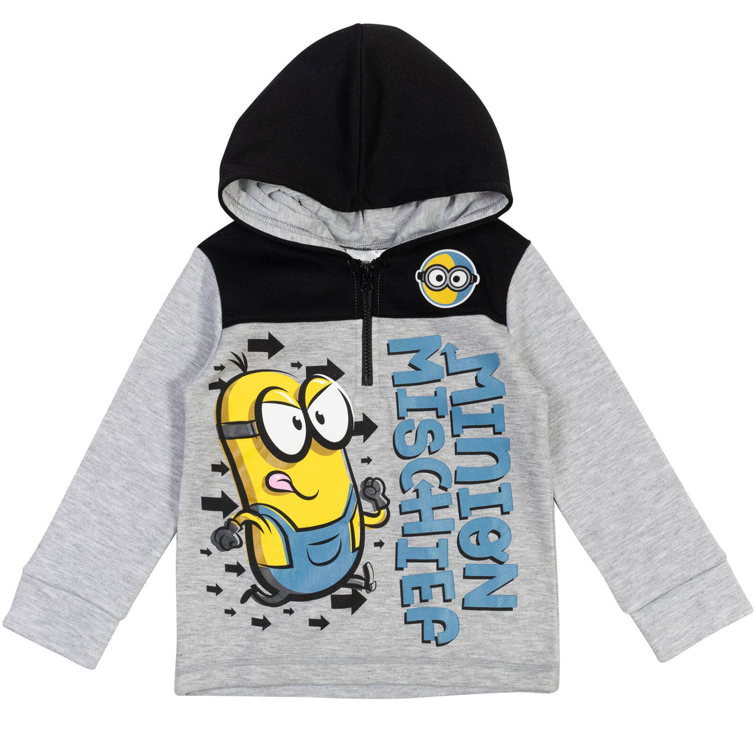 Despicable Me Minions Fleece Half Zip Hoodie - imagikids