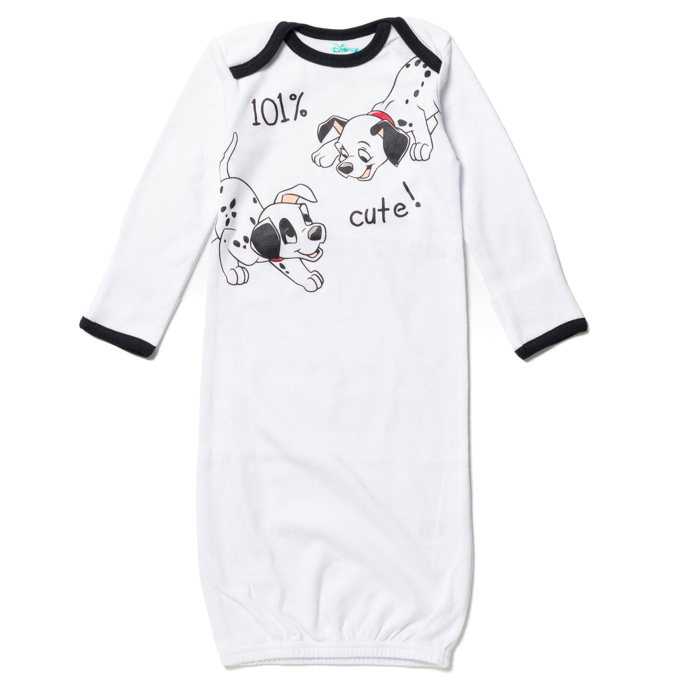 Disney 101 Dalmatians 2 Pack Long Sleeve Swaddle Sleeper Gowns - imagikids