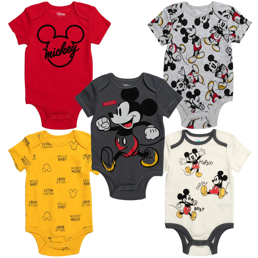 Disney 5 Pack Bodysuits - imagikids