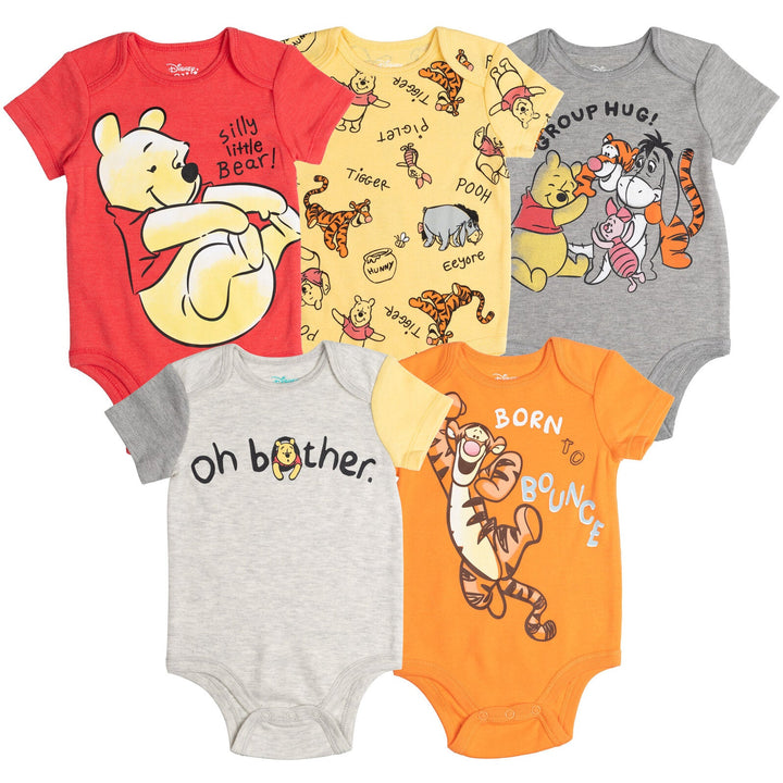 Disney 5 Pack Bodysuits - imagikids