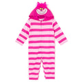 Disney Alice in Wonderland Cheshire Cat Zip Up Coverall Tail