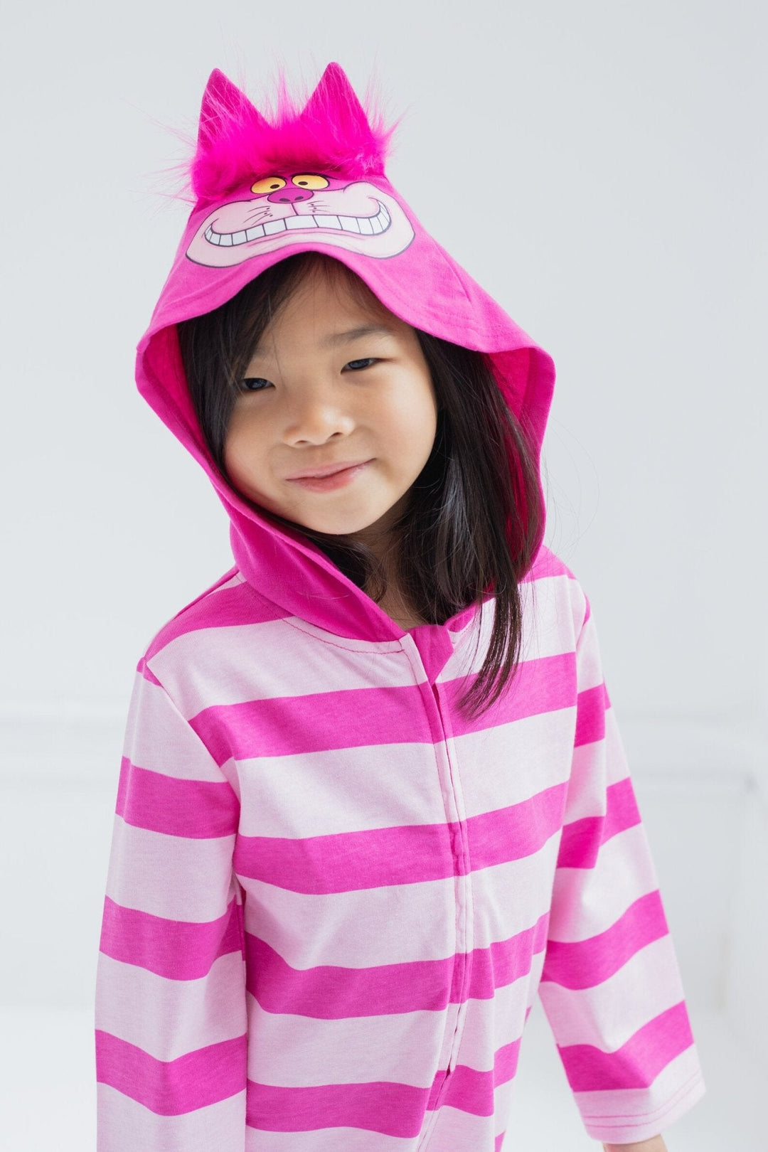 Disney Alice in Wonderland Cheshire Cat Zip Up Coverall Tail - imagikids