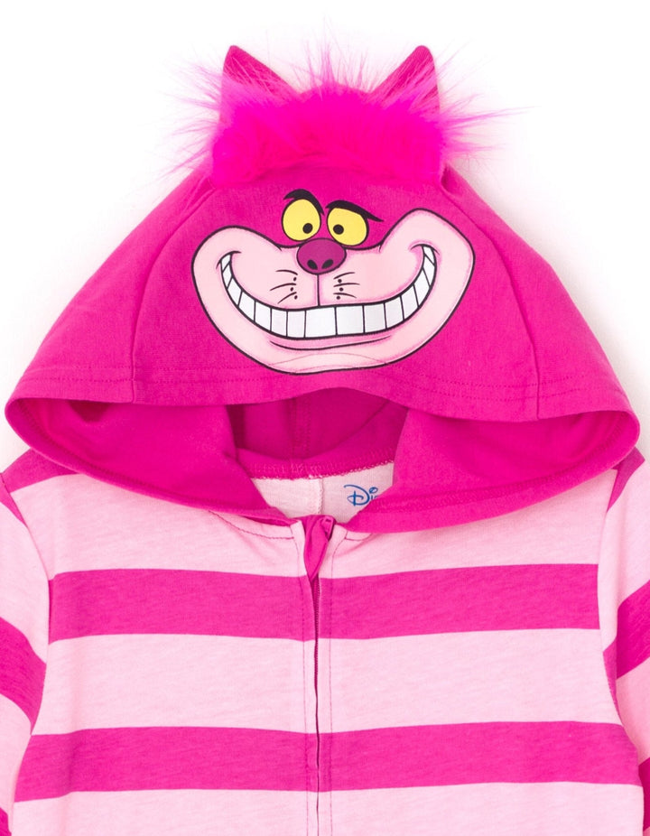 Disney Alice in Wonderland Cheshire Cat Zip Up Coverall Tail - imagikids