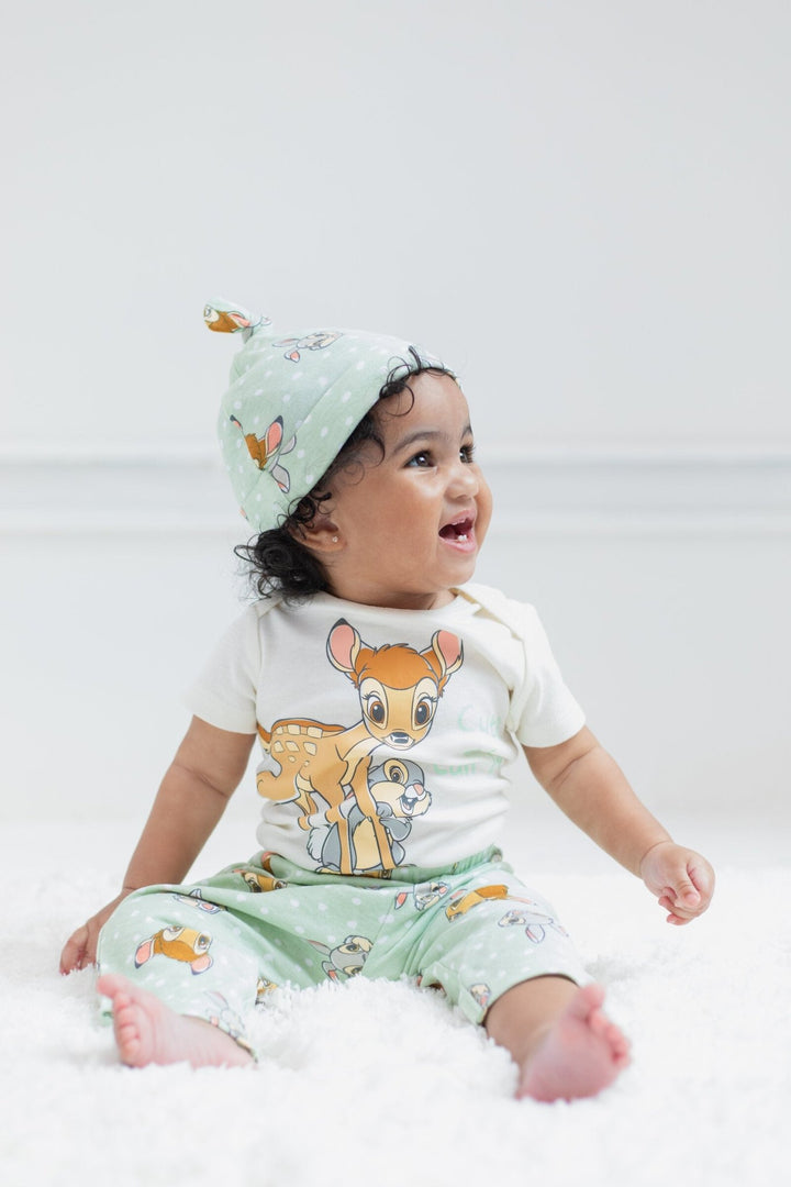 Disney Bambi Bodysuit Pants and Hat 3 Piece Outfit Set - imagikids