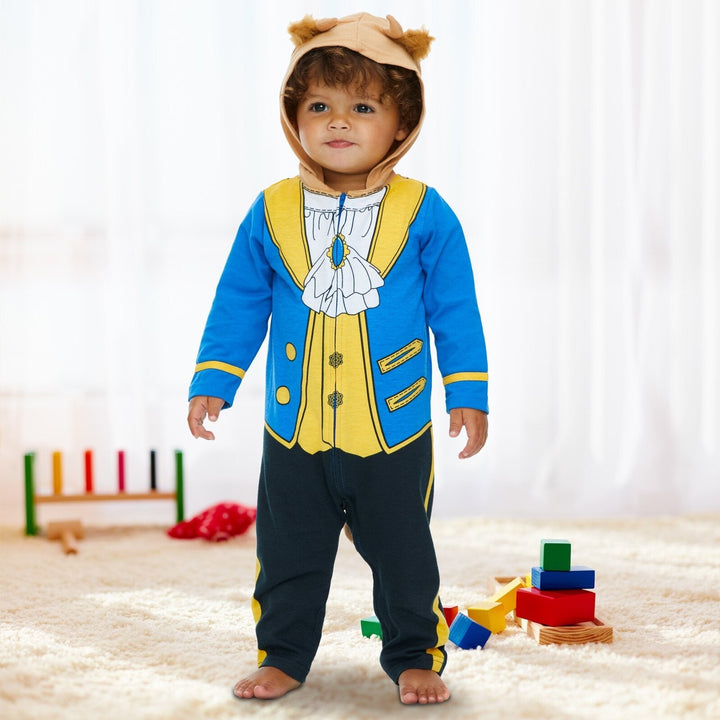 Disney Beauty and the Beast Zip Up Cosplay Coverall Tail - imagikids