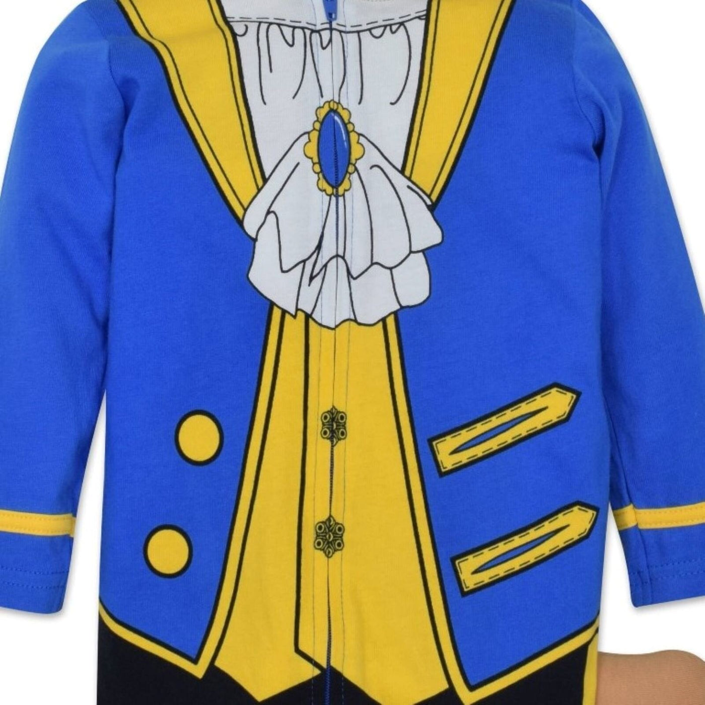 Disney Beauty and the Beast Zip Up Cosplay Coverall Tail - imagikids